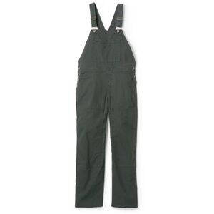 REI Women's Black Campwell Workwear Overalls - Size 14